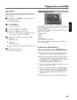 Предварительный просмотр 51 страницы Philips HDRW 720/00-02 User Manual