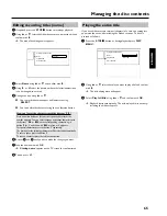 Предварительный просмотр 67 страницы Philips HDRW 720/00-02 User Manual