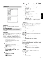 Предварительный просмотр 73 страницы Philips HDRW 720/00-02 User Manual