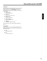 Предварительный просмотр 75 страницы Philips HDRW 720/00-02 User Manual