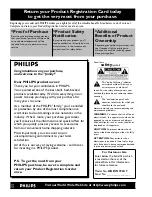 Preview for 2 page of Philips HDRW 720/17 Owner'S Manual