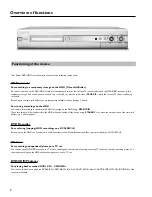 Preview for 8 page of Philips HDRW 720/17 Owner'S Manual