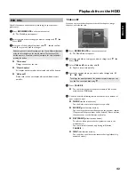 Preview for 49 page of Philips HDRW 720/17 Owner'S Manual