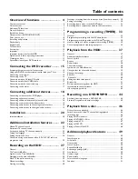 Philips HDRW720/69 Operating Instructions Manual preview