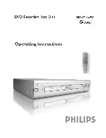 Предварительный просмотр 3 страницы Philips HDRW720/69 Operating Instructions Manual