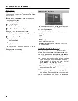 Предварительный просмотр 42 страницы Philips HDRW720/69 Operating Instructions Manual