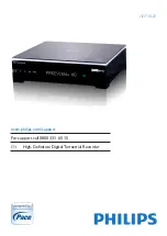 Philips HDT8520 Manual preview