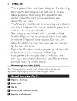 Preview for 8 page of Philips HealthyWhite+ User Manual