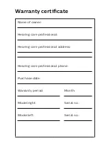 Preview for 5 page of Philips HearLink 2000 BTE PP User Manual