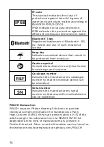 Предварительный просмотр 74 страницы Philips HearLink 5010 MNR T R User Manual