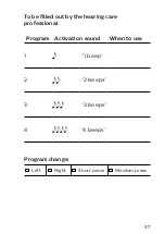 Preview for 37 page of Philips HearLink miniRITE T User Manual