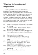 Preview for 56 page of Philips HearLink miniRITE T User Manual