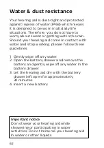 Preview for 62 page of Philips HearLink miniRITE T User Manual