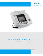 Philips HEARTSTART XLT M3500B Instructions For Use Manual preview