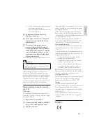 Предварительный просмотр 4 страницы Philips HES4900/12 User Manual