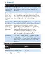 Preview for 18 page of Philips HF3320 User Manual