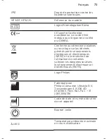 Предварительный просмотр 71 страницы Philips HF3420 User Manual