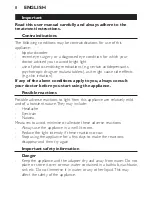 Preview for 8 page of Philips HF3430 Manual