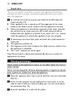 Preview for 16 page of Philips HF3430 Manual