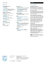 Preview for 2 page of Philips HF3461 Specifications