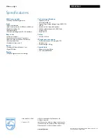 Preview for 3 page of Philips HF3470 Specifications