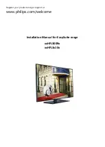 Philips HFL3-10 Series Installation Manual предпросмотр