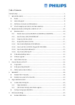 Preview for 3 page of Philips HFL5014 Series Professional Installation Manual