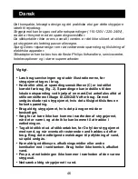 Preview for 46 page of Philips HI 153 User Manual