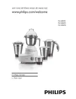 Preview for 1 page of Philips HL1605/01 User Manual