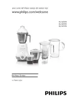 Предварительный просмотр 1 страницы Philips HL1643/01 User Manual