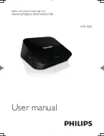 Preview for 1 page of Philips HMP2000/05 User Manual