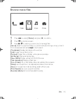 Preview for 15 page of Philips HMP2000/05 User Manual