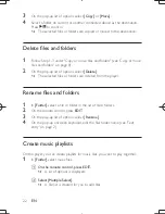 Preview for 22 page of Philips HMP2000/05 User Manual