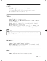 Preview for 25 page of Philips HMP2000/05 User Manual