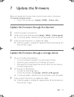 Preview for 27 page of Philips HMP2000/05 User Manual