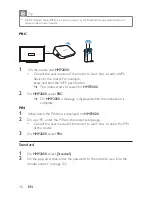 Предварительный просмотр 16 страницы Philips HMP2000/37 User Manual