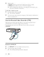 Preview for 22 page of Philips HMP2500T User Manual