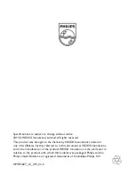 Preview for 32 page of Philips HMP2500T User Manual