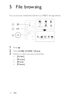 Предварительный просмотр 15 страницы Philips HMP5000 User Manual