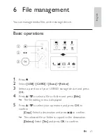 Предварительный просмотр 20 страницы Philips HMP5000 User Manual