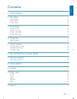 Preview for 3 page of Philips HMP7000 Directions For Use Manual