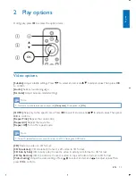 Предварительный просмотр 11 страницы Philips HMP7000 Directions For Use Manual