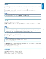 Preview for 27 page of Philips HMP7000 Directions For Use Manual