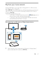 Предварительный просмотр 29 страницы Philips HMP7100 User Manual