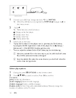 Предварительный просмотр 34 страницы Philips HMP7100 User Manual