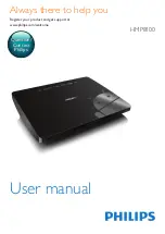 Philips HMP8100 User Manual preview