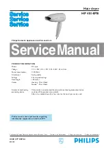 Philips HP 4814/PB Service Manual preview