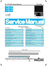 Philips HP L2035 Service Manual preview