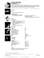 Preview for 2 page of Philips HP2724/82 Specifications