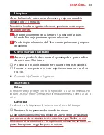 Preview for 43 page of Philips HP3621 Manual